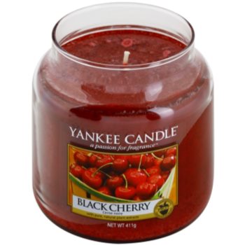 Yankee Candle Black Cherry lumânare parfumată Clasic mediu